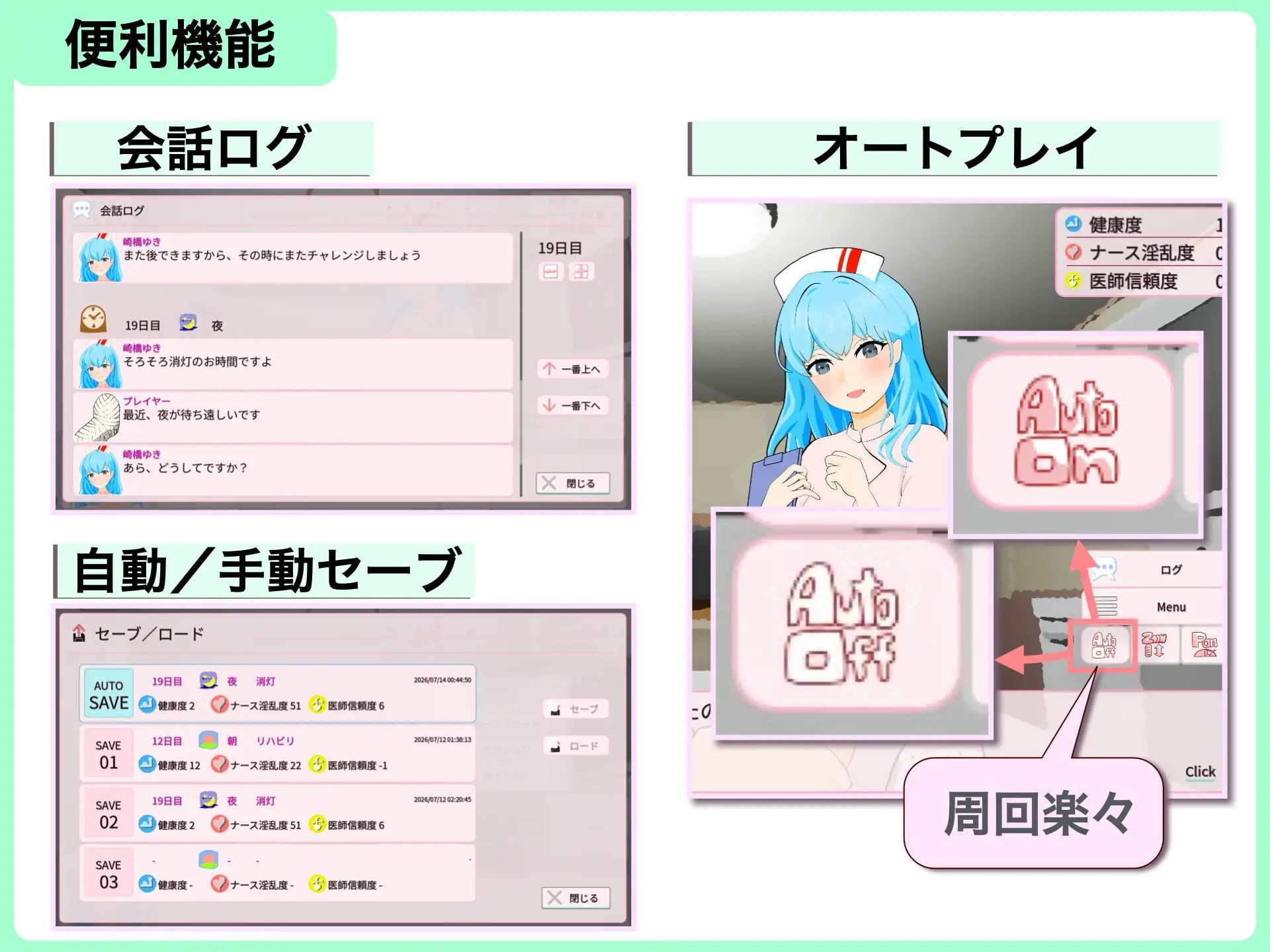 新作[互动SLG/动态] 直到出院为止，全部由我负责。 退院するまでぜ〜んぶ担当します v1.0.1 生肉版 [PC+安卓 410M]